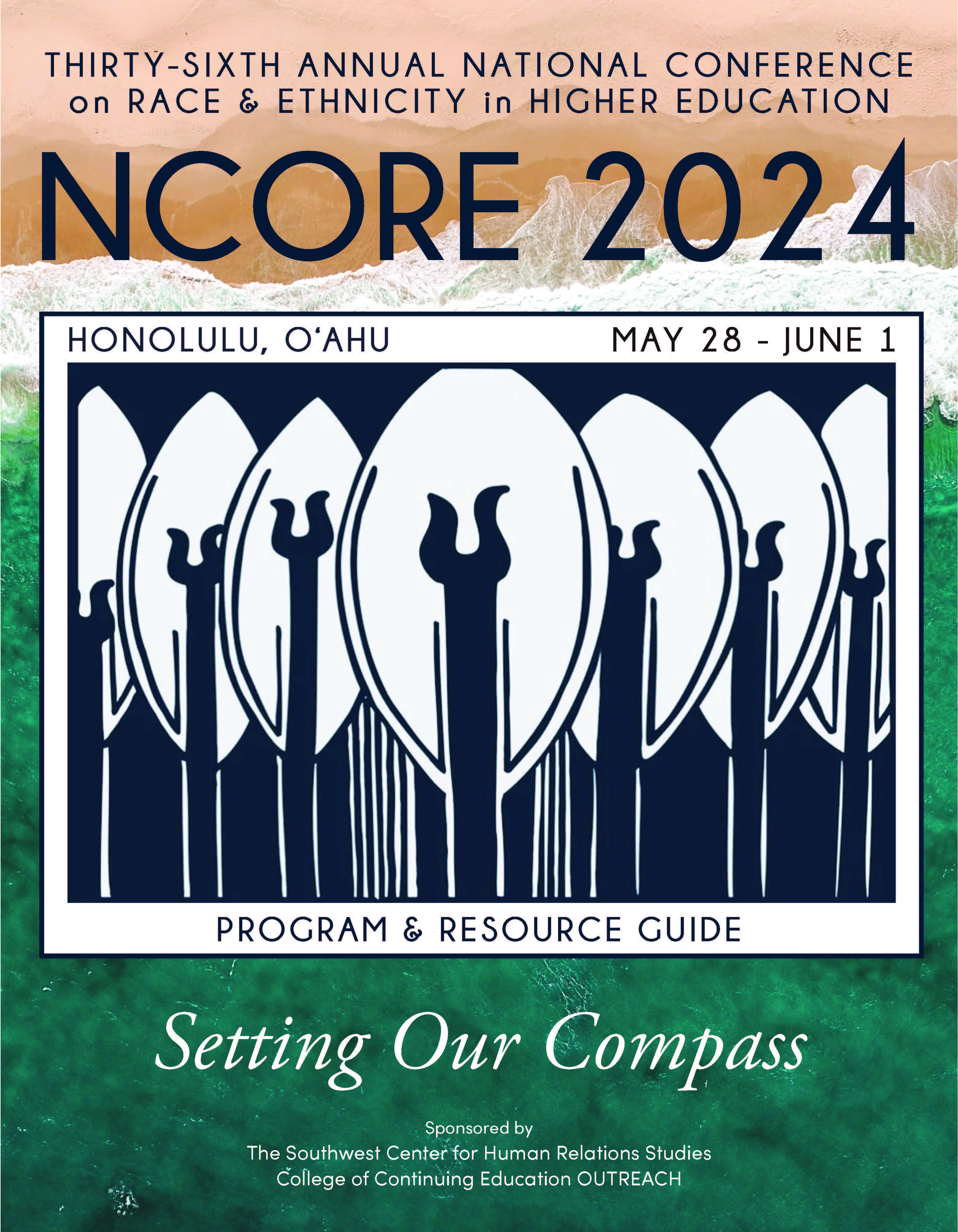 image of NCORE 2024 program guide cover